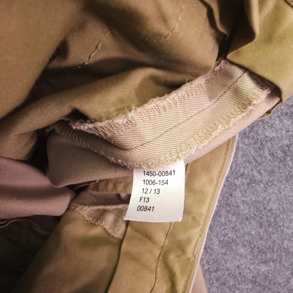 Jos. A. Bank Pants Mens 36x30 Beige Traveler Tailored Fit Flat Front 100% Cotton